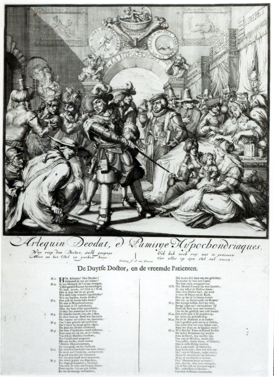 O bebê da bandeja do aquecimento, c.1688 de Dutch School
