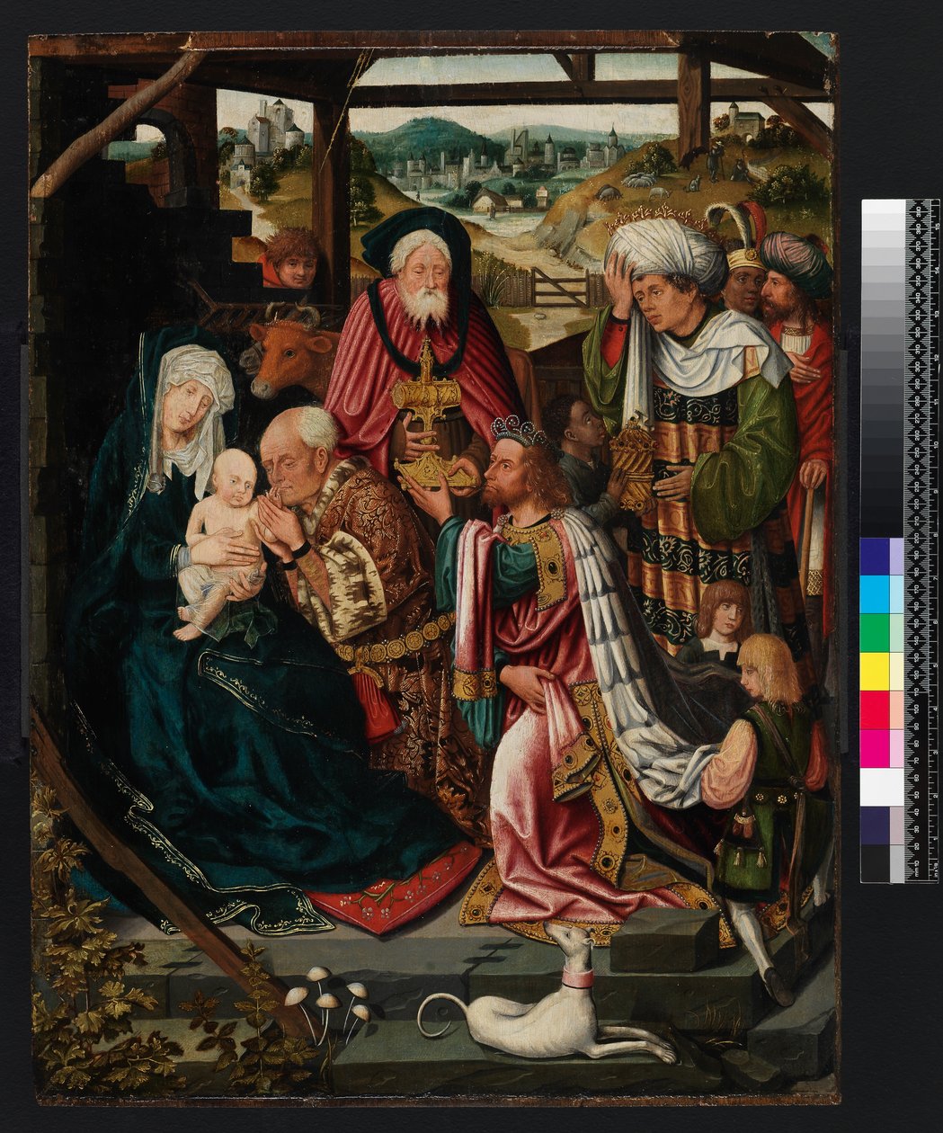 Adoração dos Reis, 1520 de Dutch School