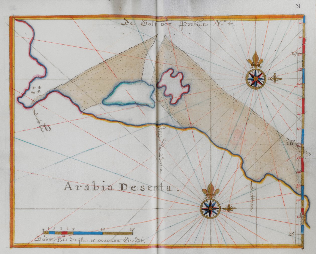 Arábia. O deserto árabe. de Dutch School