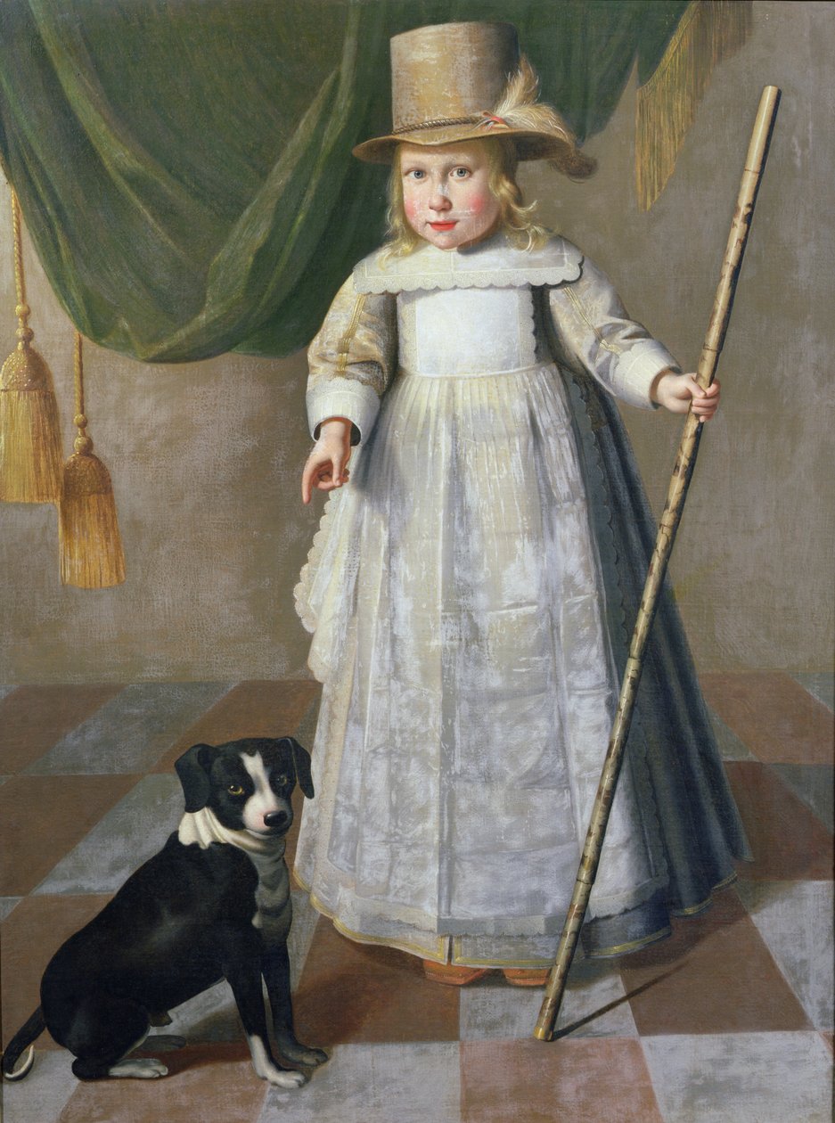 Criança e Cachorro, Dordrecht de Dutch School