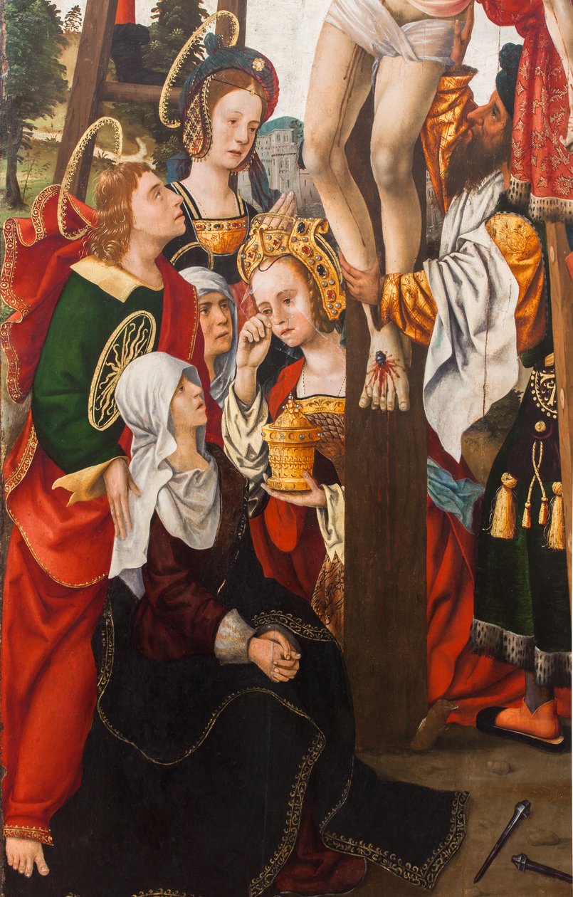 Descida da cruz,1520 (óleo sobre tela) de Dutch School