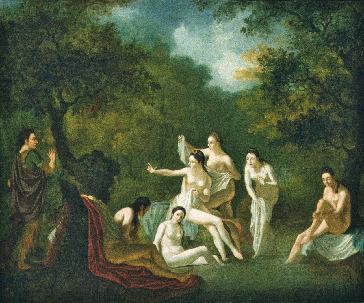 Diana e Actaeon de Dutch School