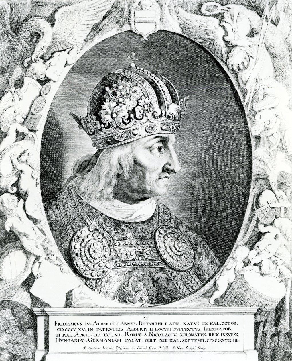 Fredricus IV, publicado por Peter Soutman, 1644 de Dutch School