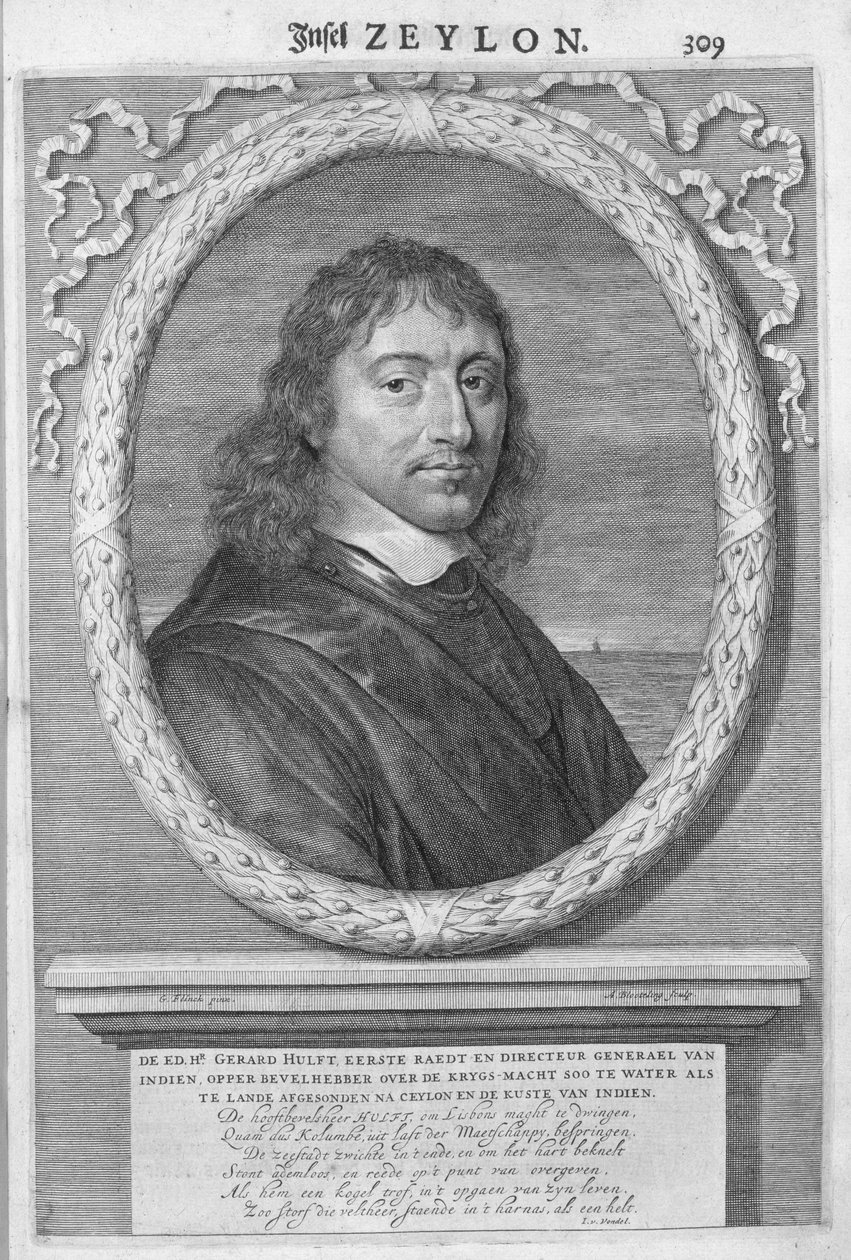 Gerard Hulft, primeiro diretor geral das Índias Orientais Holandesas de Dutch School