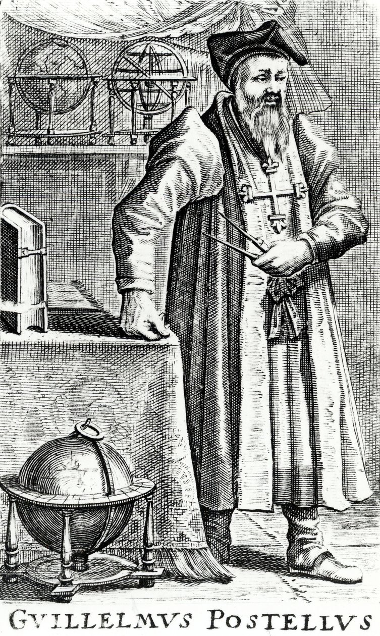 Guillaume Postellus, do século 17 de Dutch School