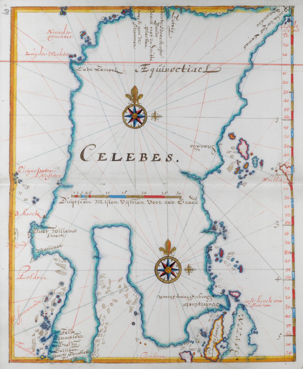 Ilha das Celebes. de Dutch School