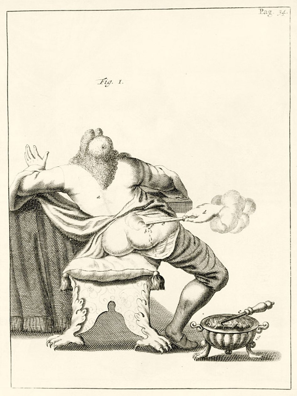 Lancing um furúnculo na parte inferior, a partir dos exercícios práticos para curar método pelo Frederic Dekkers, 1694 de Dutch School