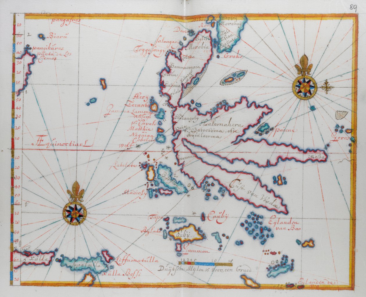 Ilhas Molucca (Molucas), E. Indias, Indonésia. de Dutch School