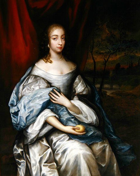 Retrato de uma Senhora na Corte Vestida com um Limão, início do século XVII (óleo sobre tela) de Dutch School