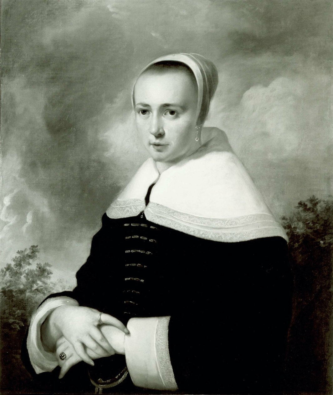 Retrato de uma mulher de Dutch School