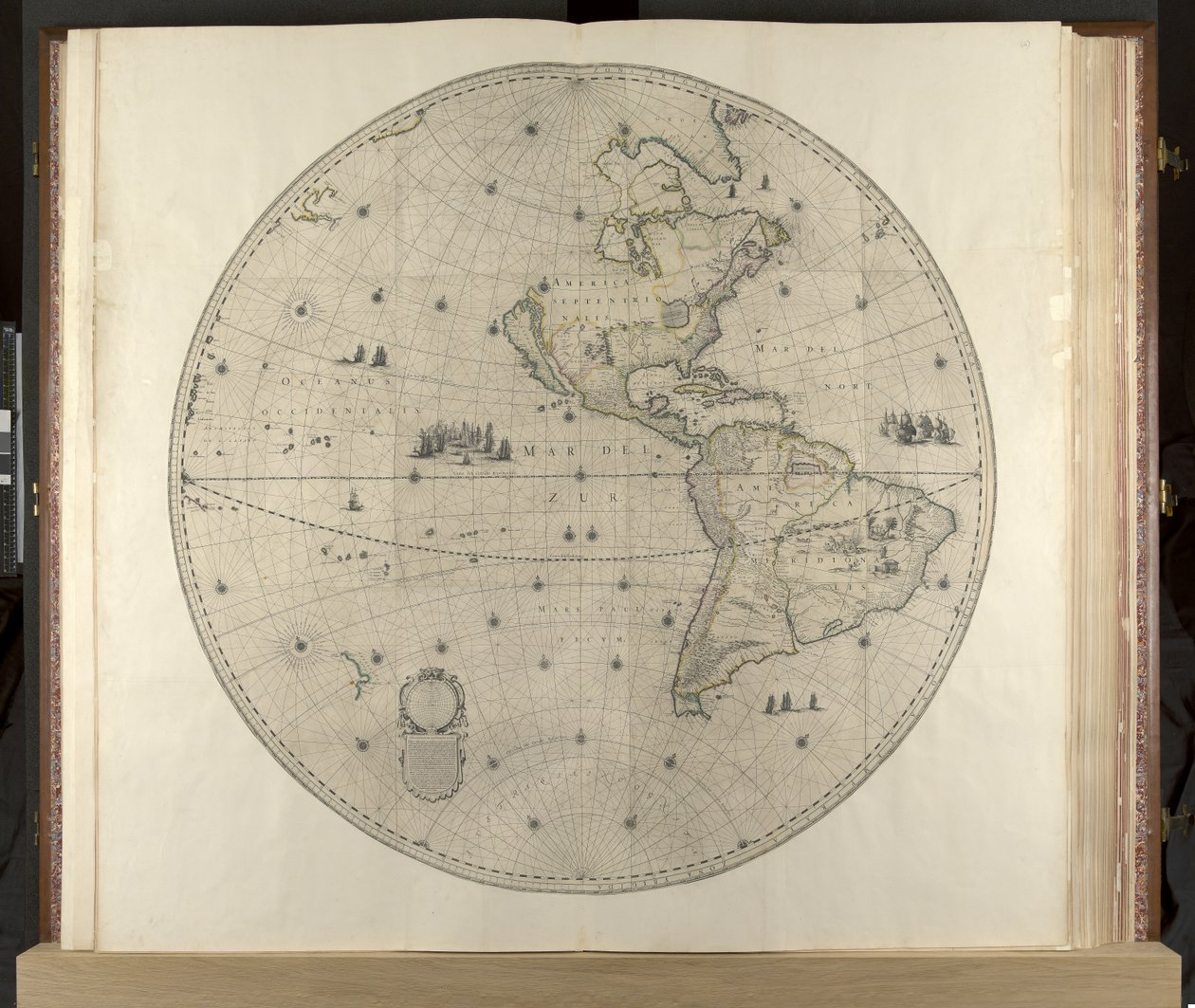 As Américas, Atlas Klencke, c.1660 (gravura) de Dutch School