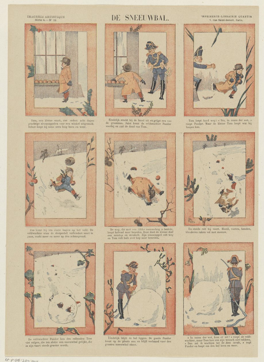 A bola de neve de Dutch School