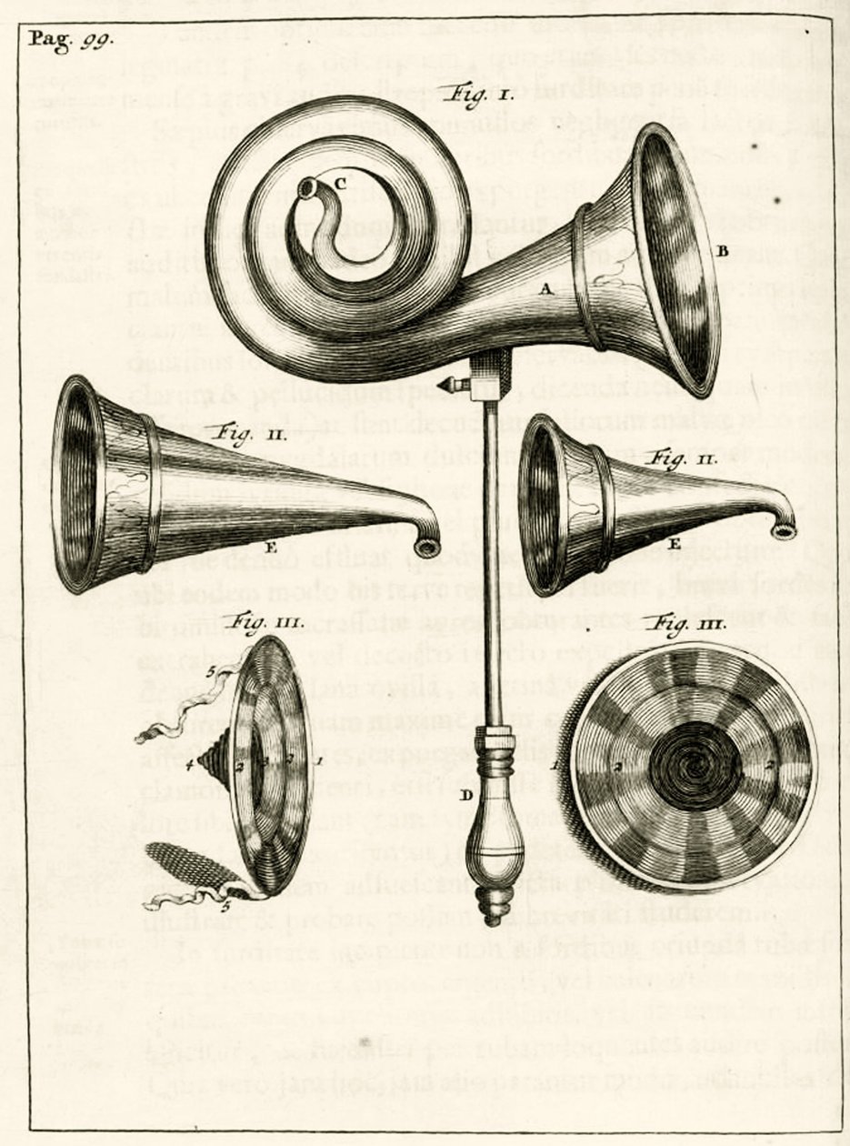 Vários aparelhos auditivos, desde os exercícios práticos para curar método pelo Frederic Dekkers, 1694 de Dutch School