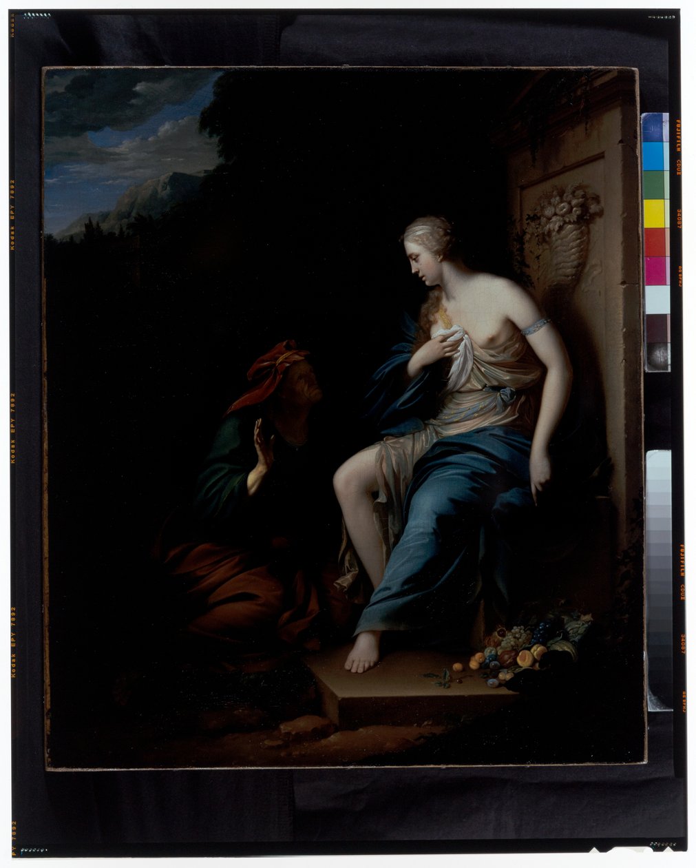 Vertumno e Pomona de Dutch School