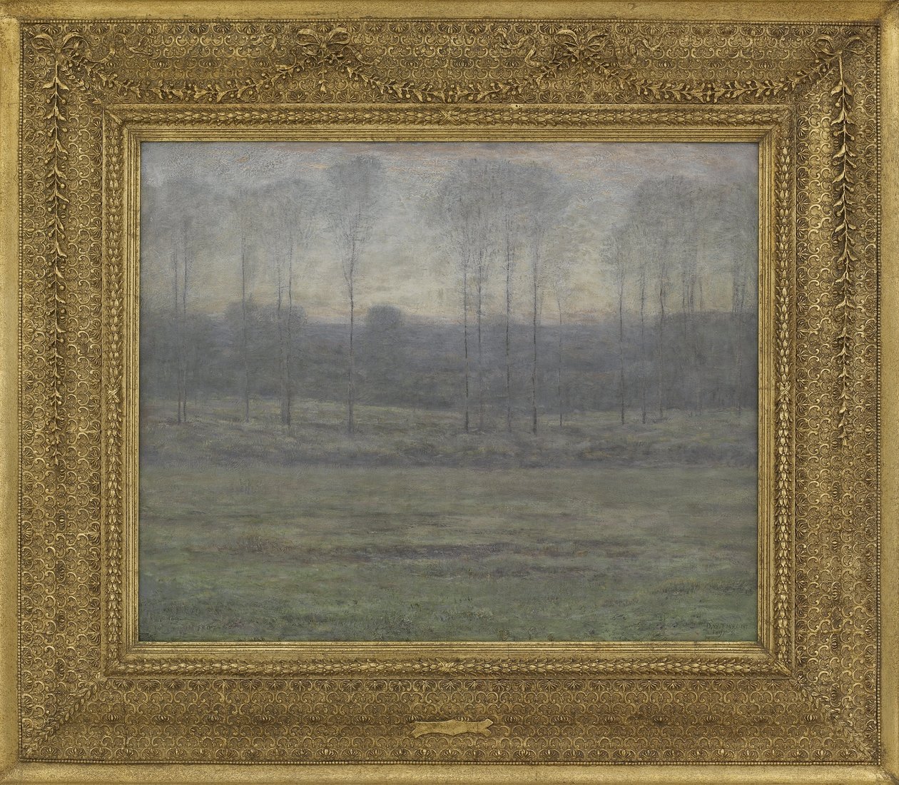 Alvorada: maio de 1897-98 (óleo no painel de madeira) de Dwight William Tryon