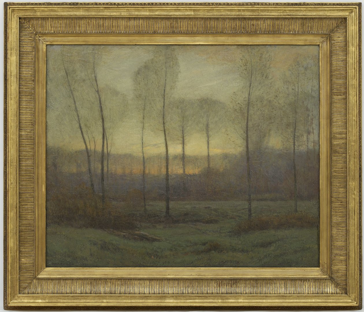 Crepúsculo: maio de 1904 (óleo no painel de madeira) de Dwight William Tryon