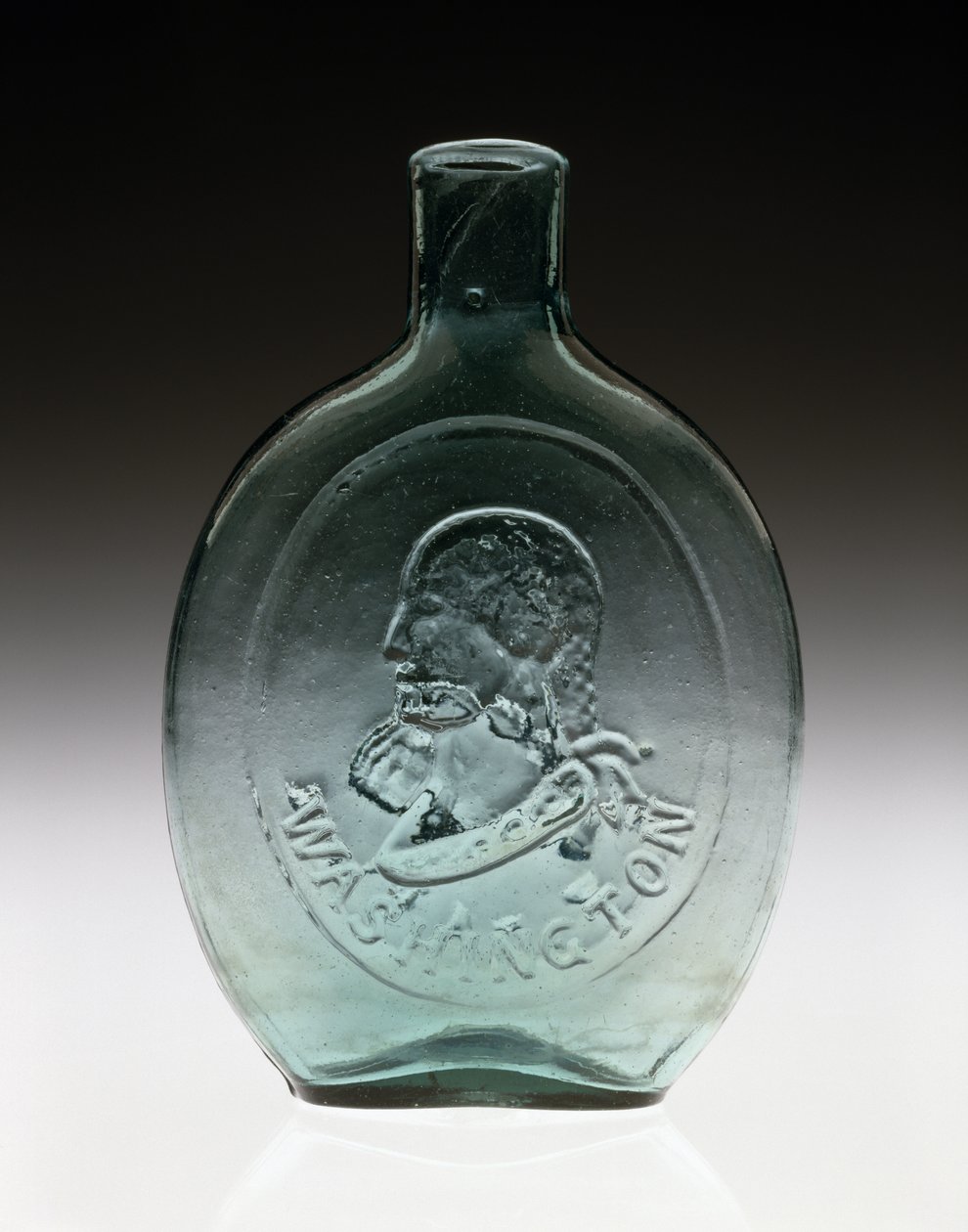 Frasco Figurado, c. 1847 (vidro sem chumbo) de Dyottville Glass Works
