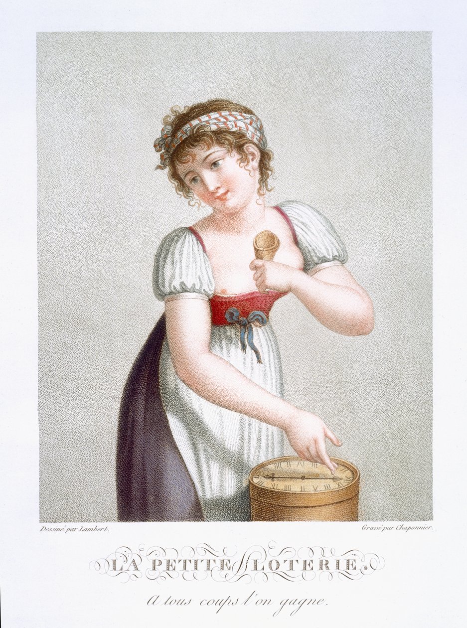 A pequena loteria, c.1816 de E. F. Lambert