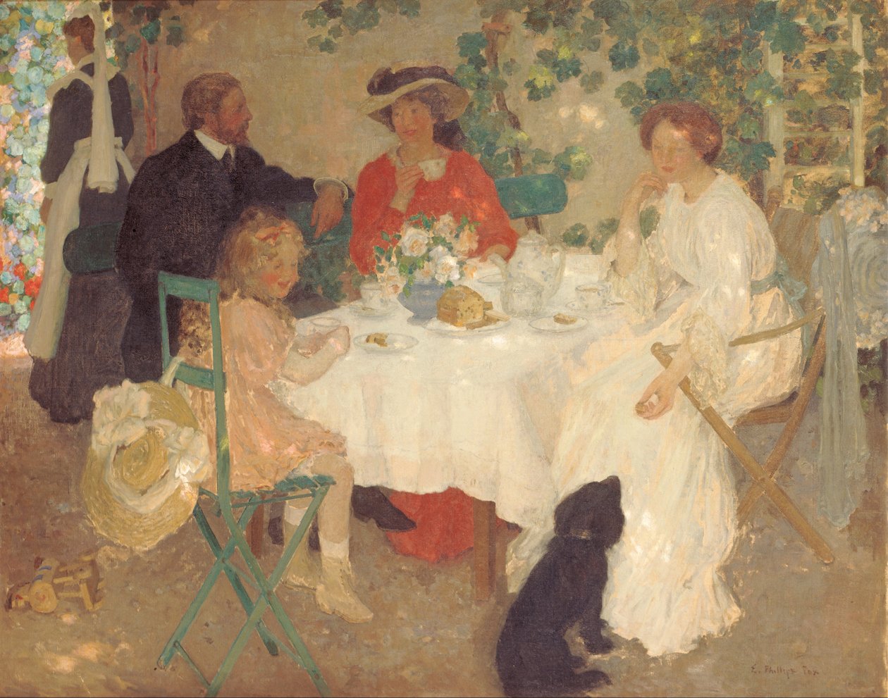 Ao fresco de E Phillips Fox