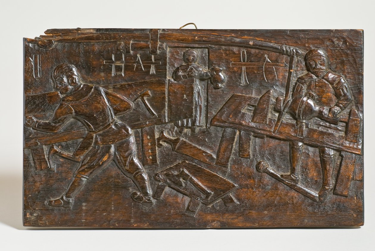 Uma marcenaria (carvalho) (recto de 701107) de E. Tijzer