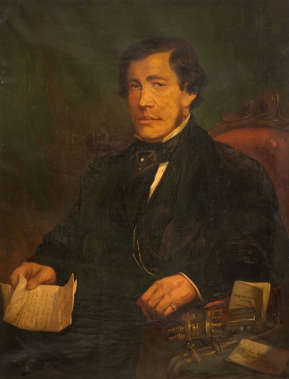 Retrato de James Fern Webster, 1862. de EH Bolt