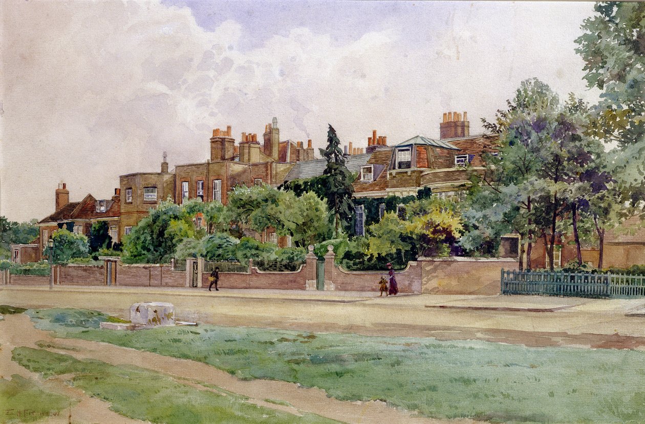 As casas de Wren e Faraday em Hampton Court de E.H. Fitchew