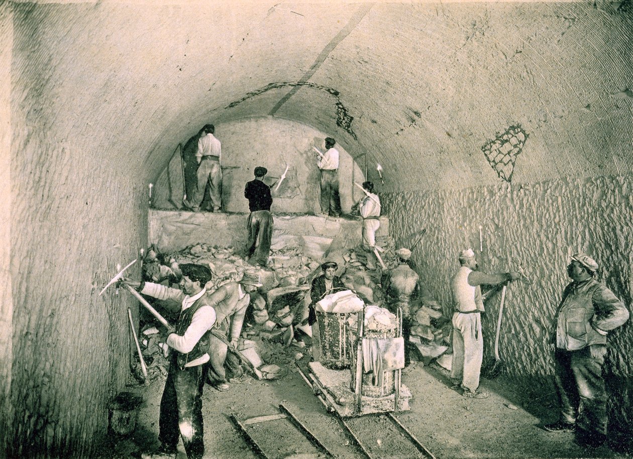 Aborrecendo uma adega, de &39;Le France Vinicole&39;, pub. por Moet e Chandon, Epernay (photolitho) de E.M. Choque