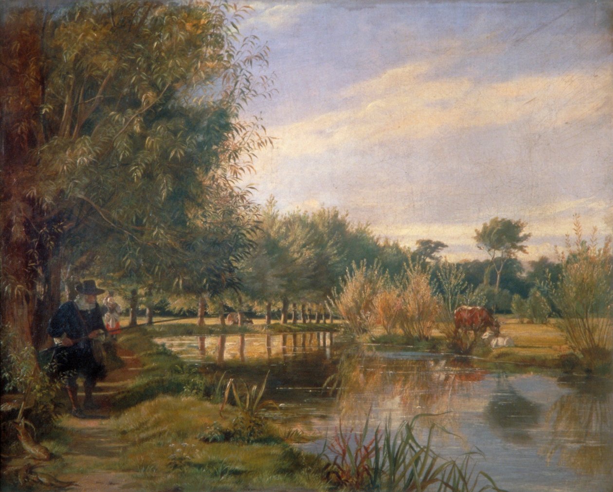Pesca de Isaac Walton, 1850. de EM Ward