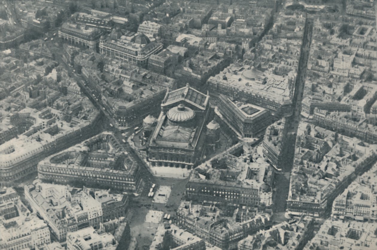 Recurso arquitetônico central de Paris aprimorado pela prospectiva no Street Design, c1935 de ENA
