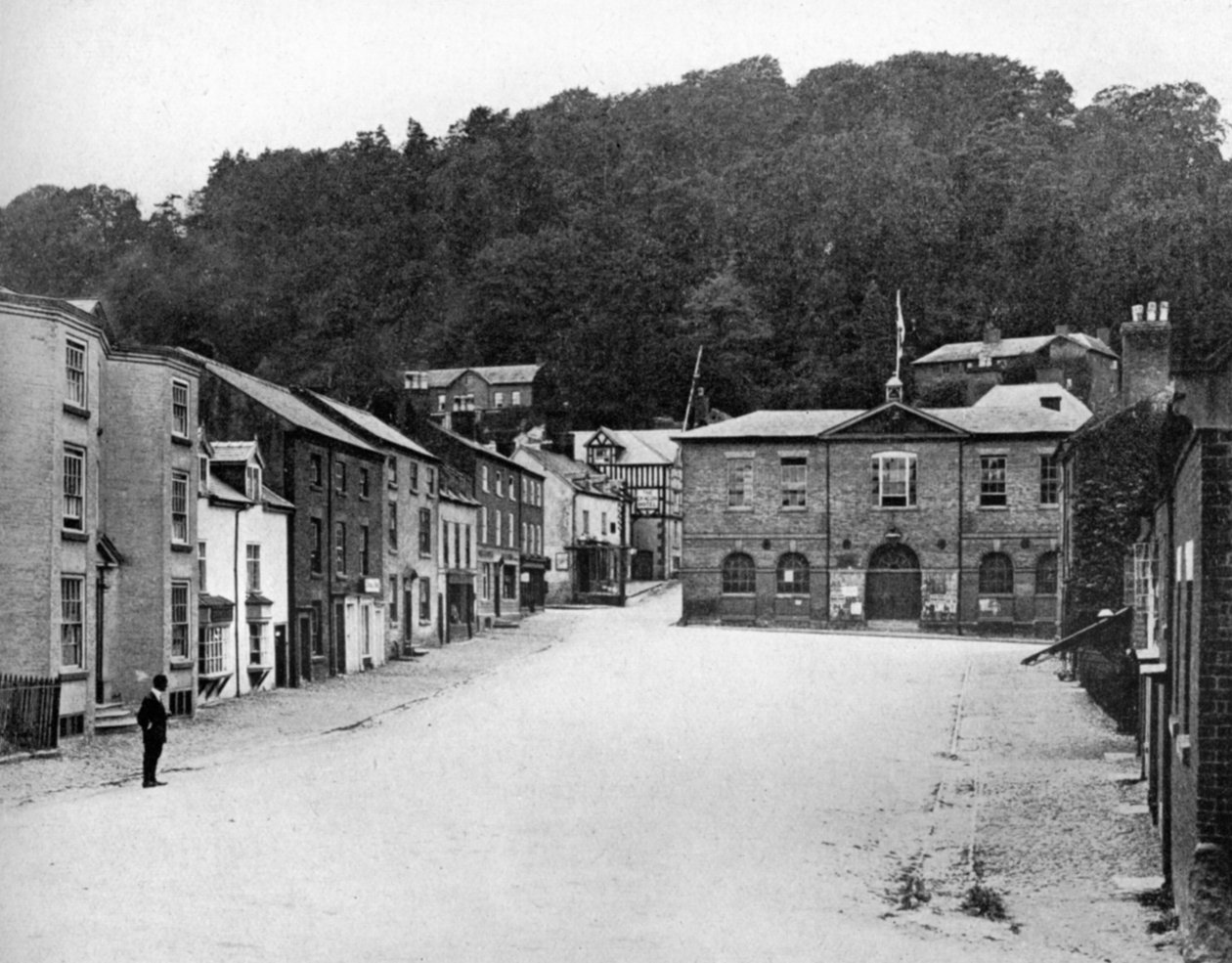Uma rua em Montgomery, país de Gales, 1924-1926 de E. Bastard