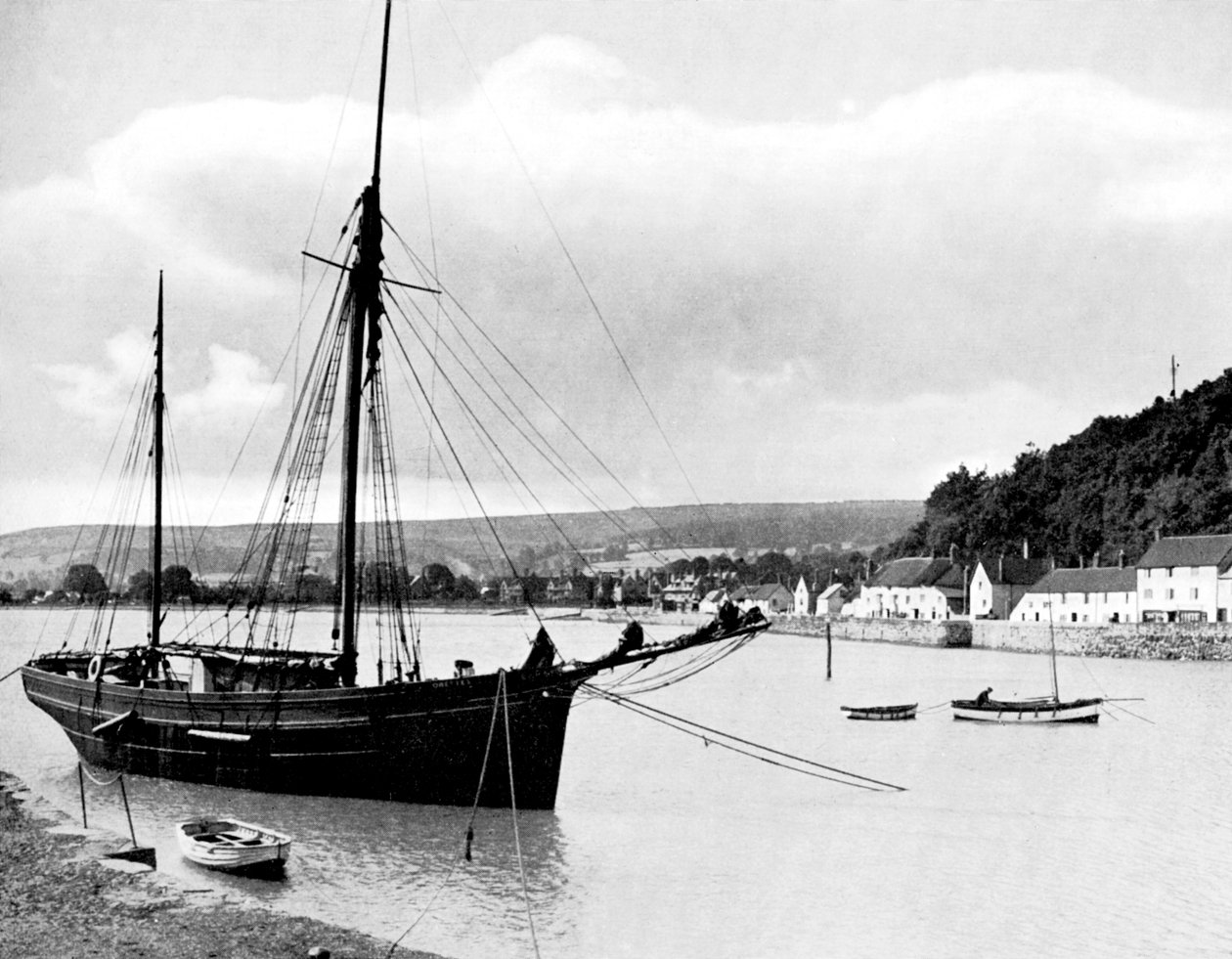 Minehead da parede do porto, Somerset, 1924-1926. de E. Bastard
