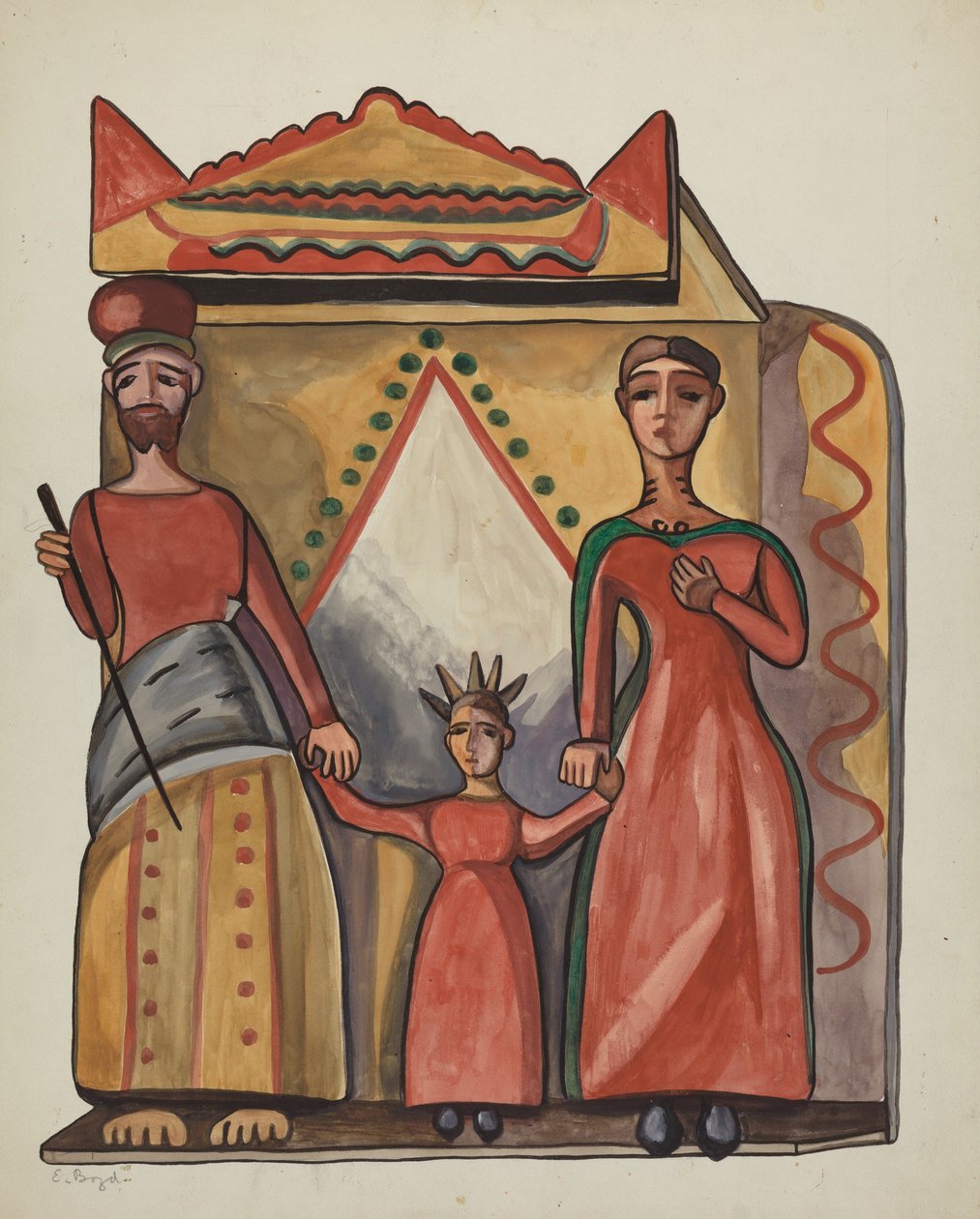 Bulto - Sagrada Família, 19351942. de E. Boyd