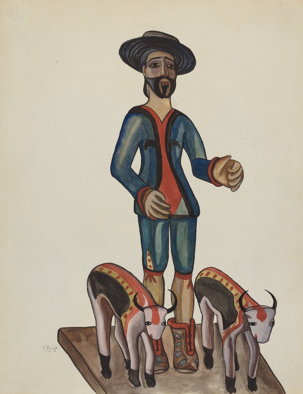 Bule de São Ysidro, c. 1936. de E. Boyd