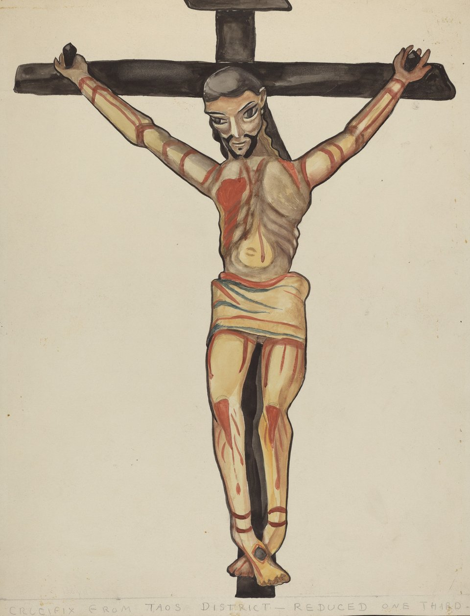 Crucifixo, da vizinhança de Taos, 19351942. de E. Boyd