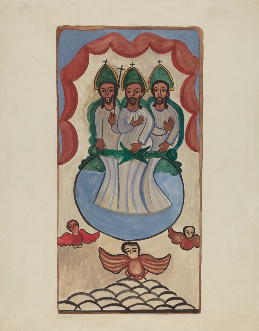 Retábulo da Trindade, c. 1936. de E. Boyd