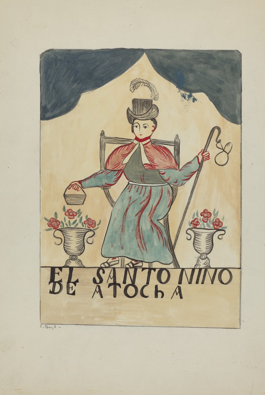 Santo da Criança do Retablo de E. Boyd