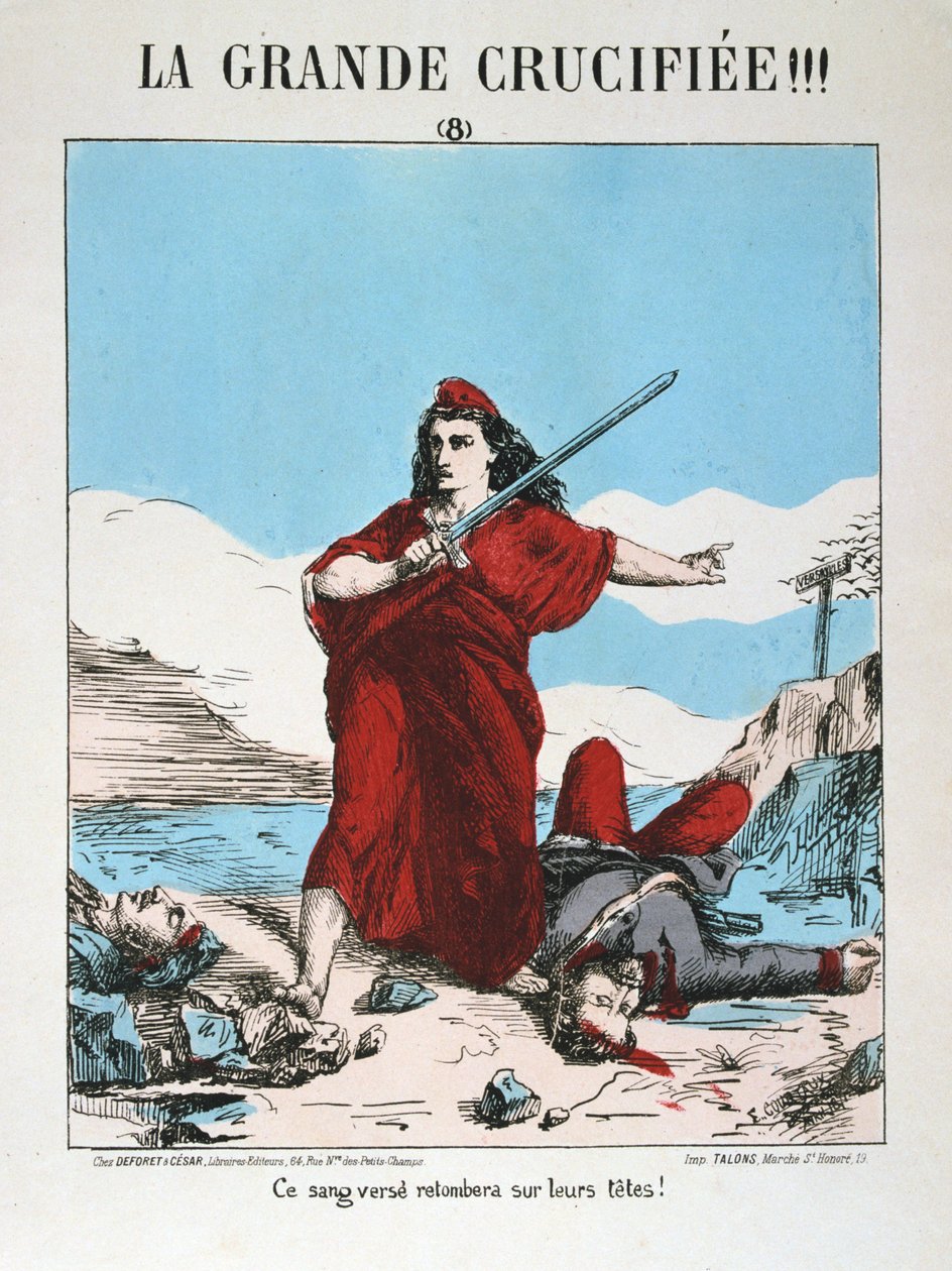 Alegoria da França republicana, 1871. de E. Courtaux