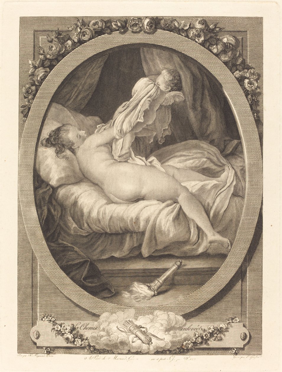 A camisa removida de E. Guersant after Jean Honoré Fragonard
