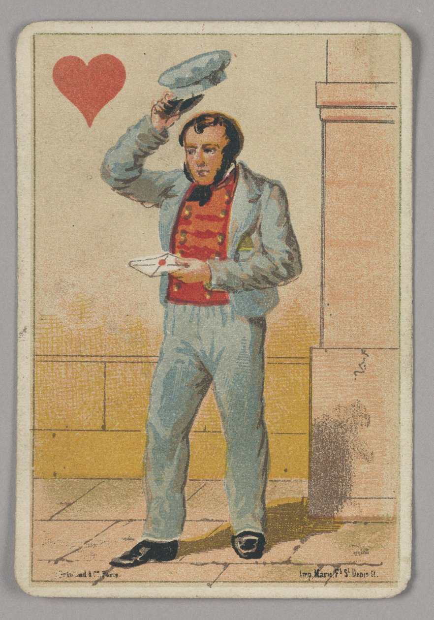 Valete de Copas de E. Le Tellier