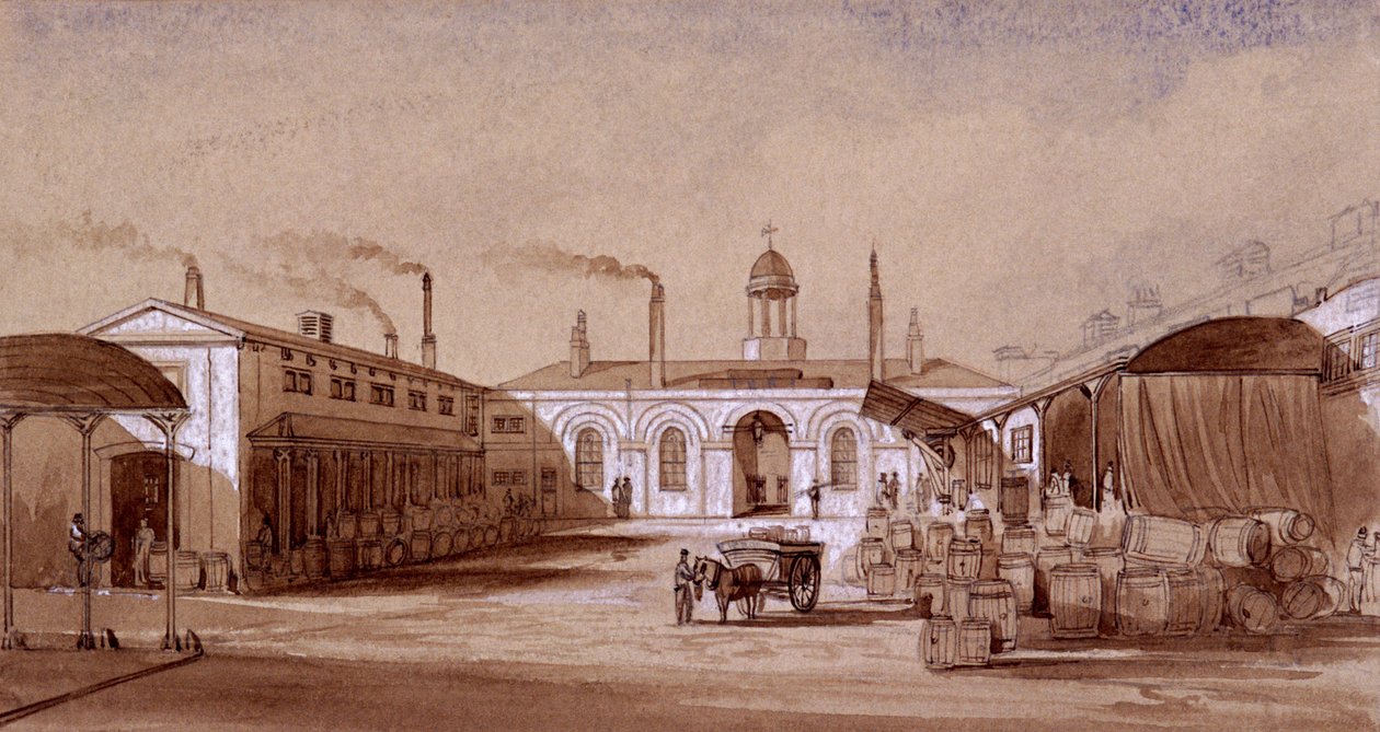 Albany Street, St Pancras, Londres, c1830 de E Noyce