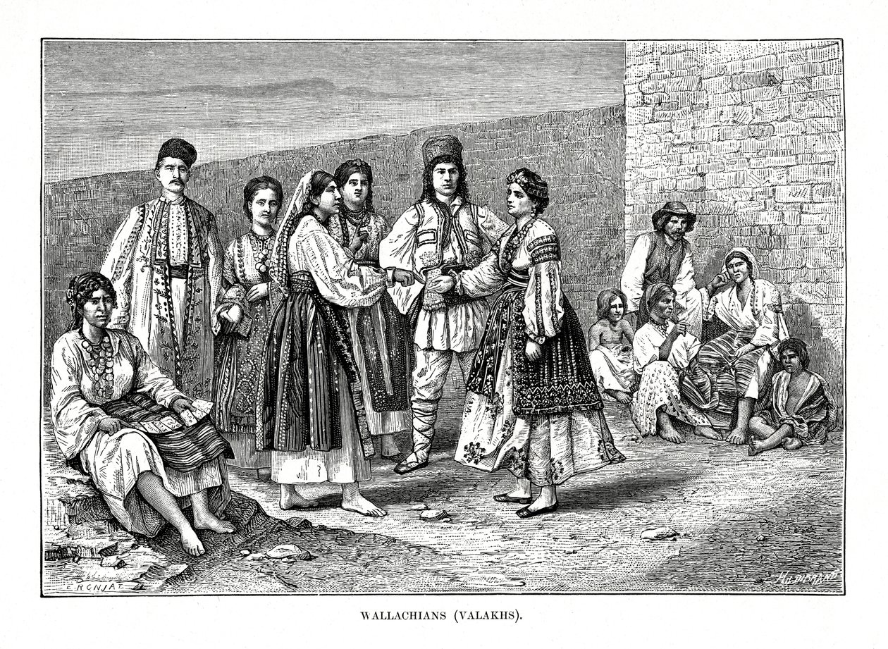 Wallachians, 1879. de Etienne Antoine Eugene Ronjat