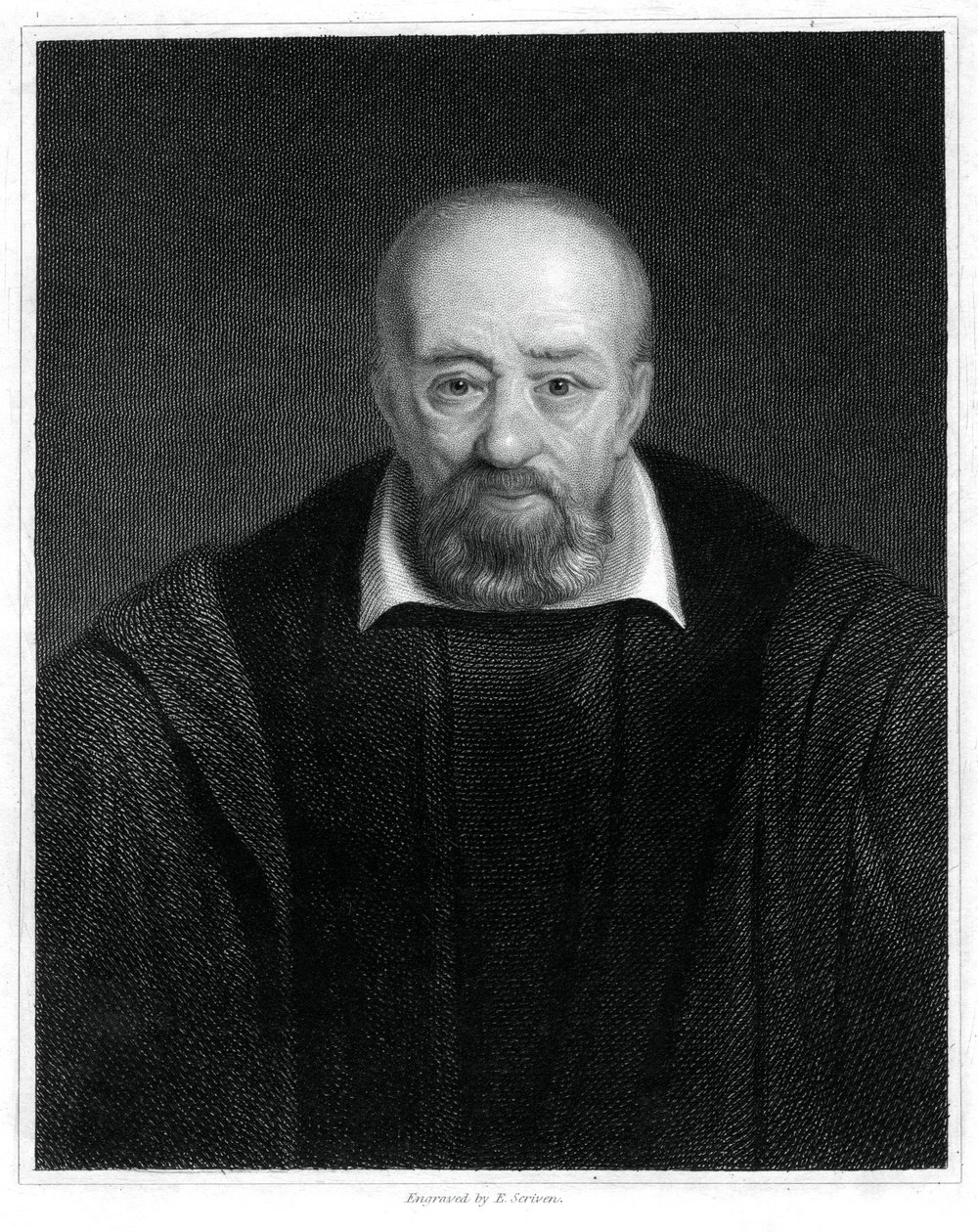 George Buchanan, historiador escocês e estudioso humanista, 1833. de E. Scriven