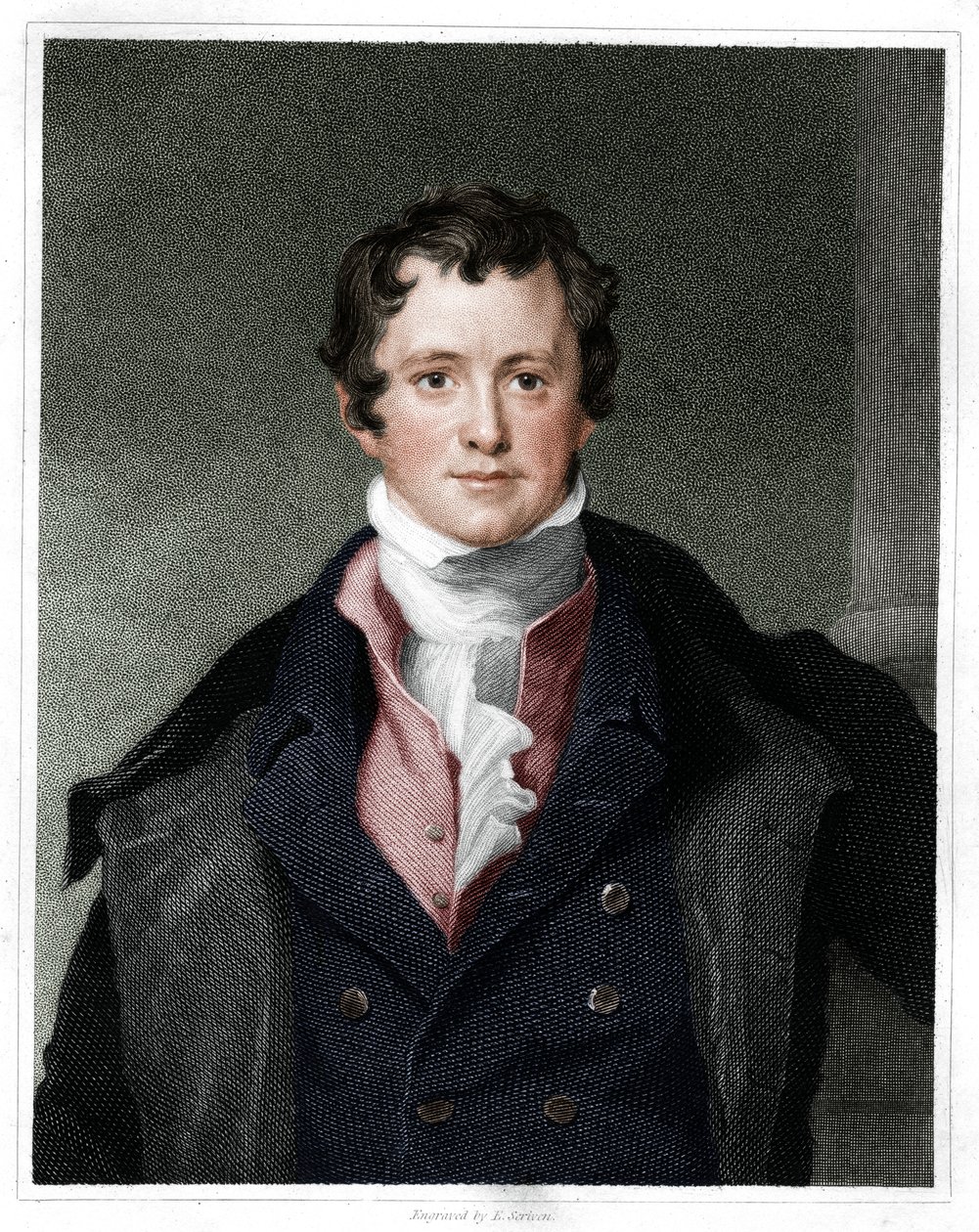 Humphry Davy, químico inglês, 1833 de E. Scriven