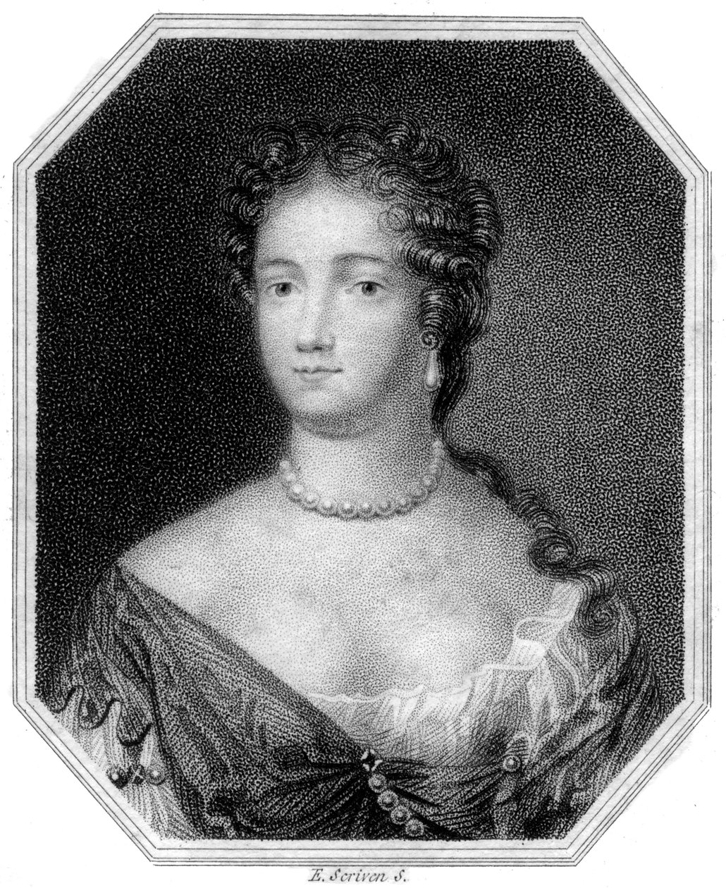Lucy Barlow, caso contrário Waters, 1810. de E. Scriven