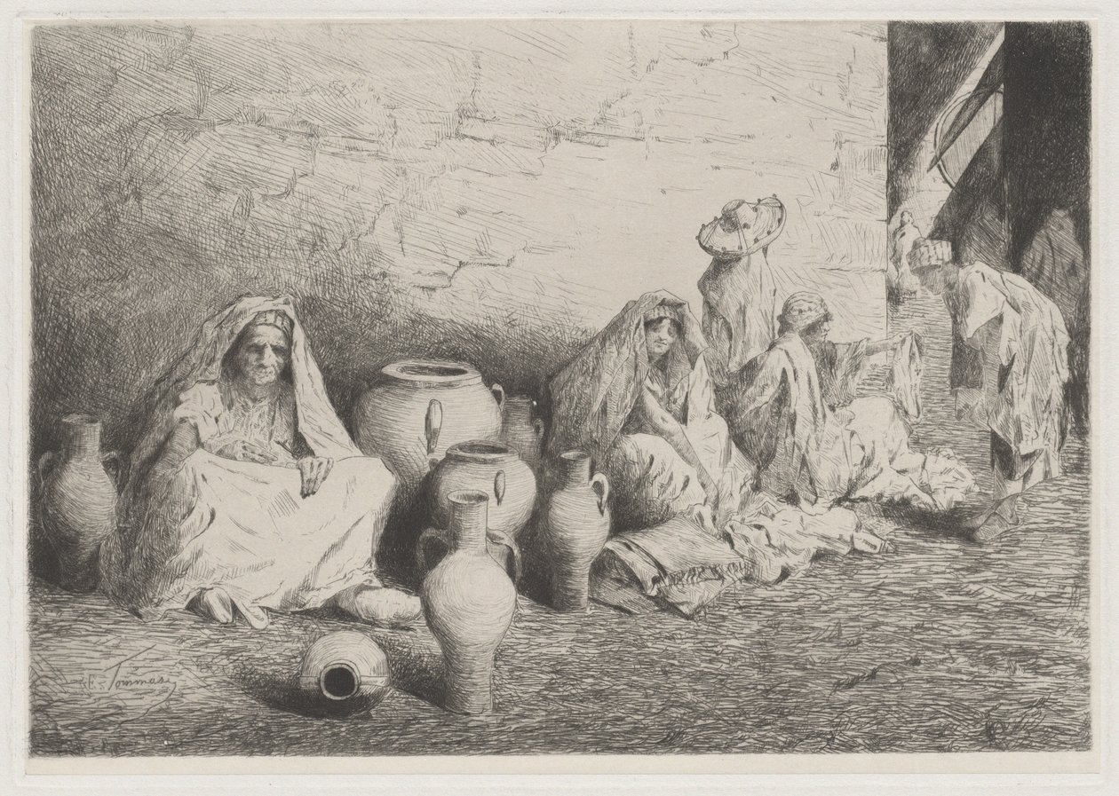 Mercado em Tânger [Mercado de Tânger] de E. Tommasi