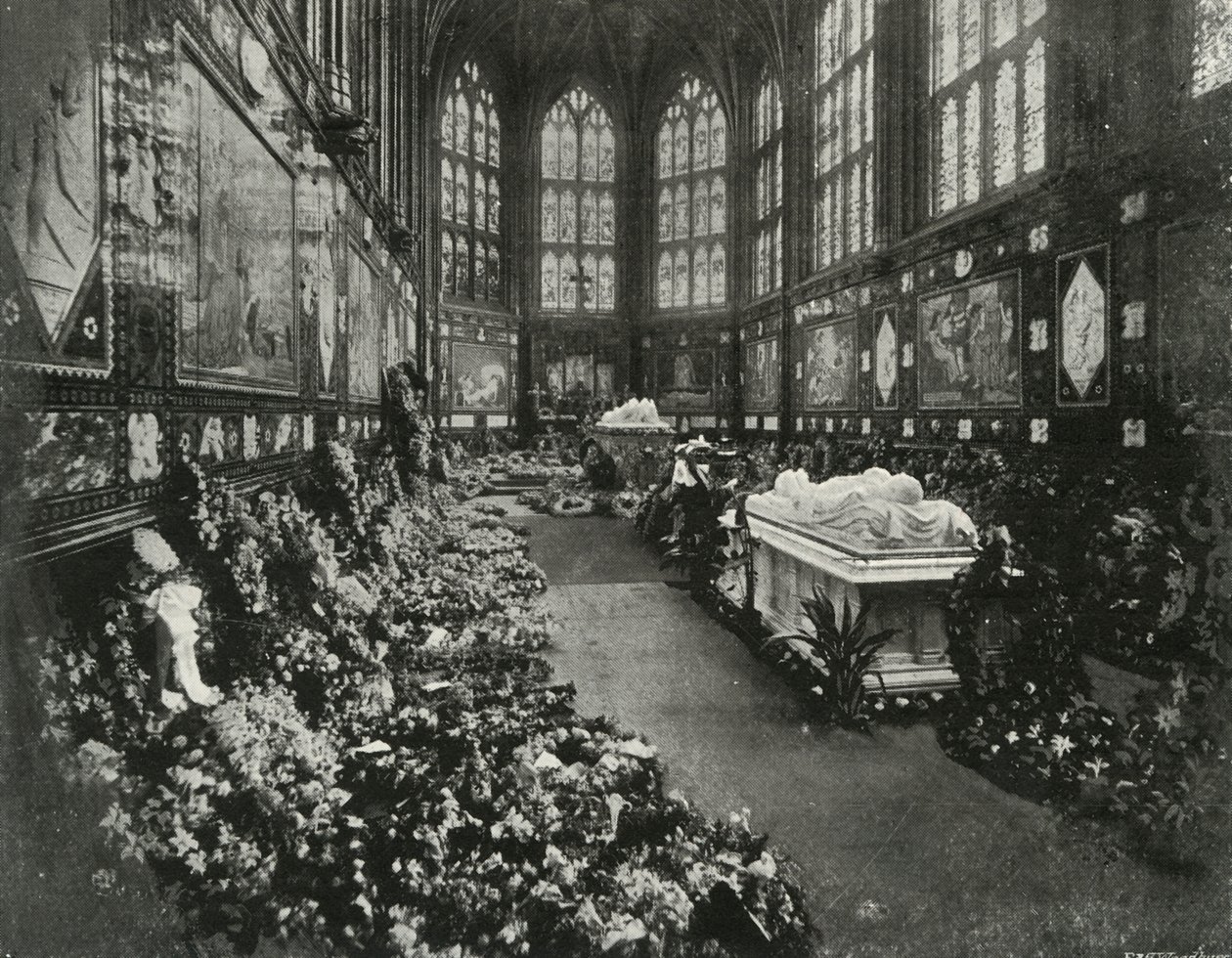 Funeral de HRH O Duque de Clarence, janeiro de 1892, c1897 de E. and S. Woodbury