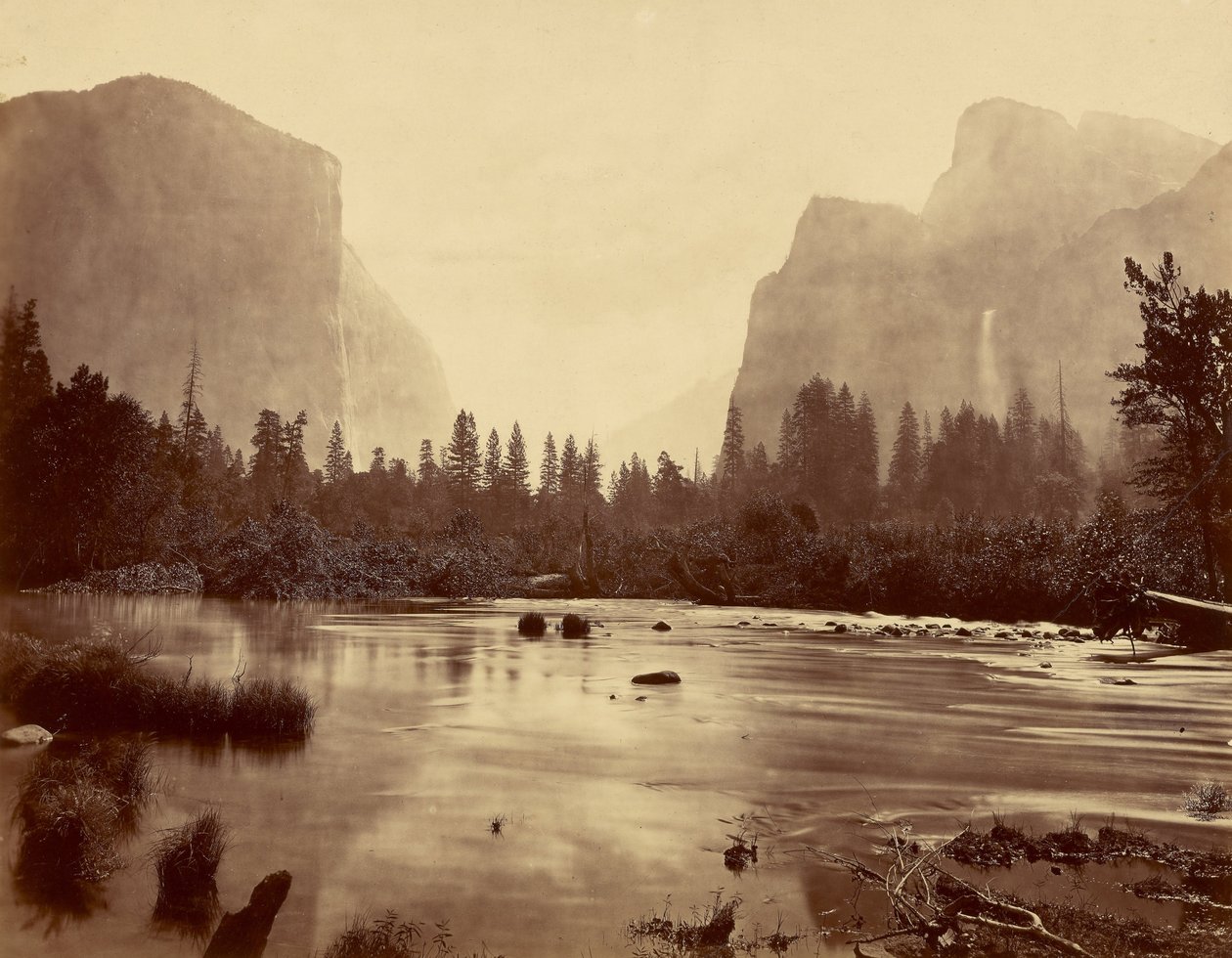 Vale do Yosemite, da Rocky Ford de Eadweard Muybridge