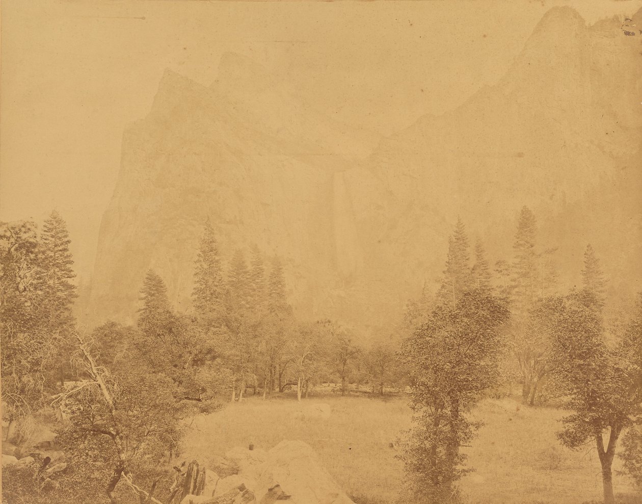 Pohona. Vale do Yosemite. de Eadweard J. Muybridge