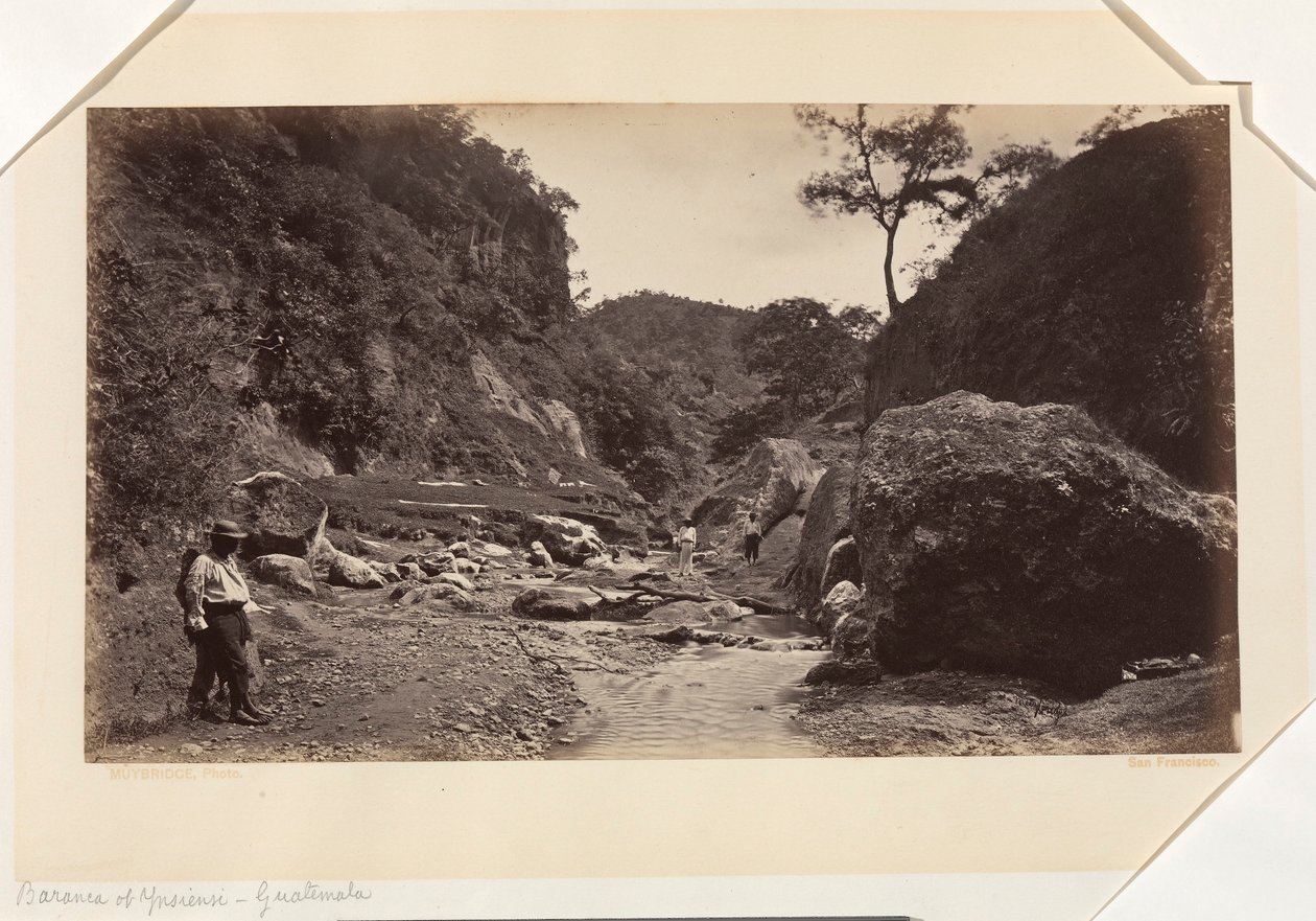 Barranca de Ynsiensi, Guatemala de Eadweard Muybridge