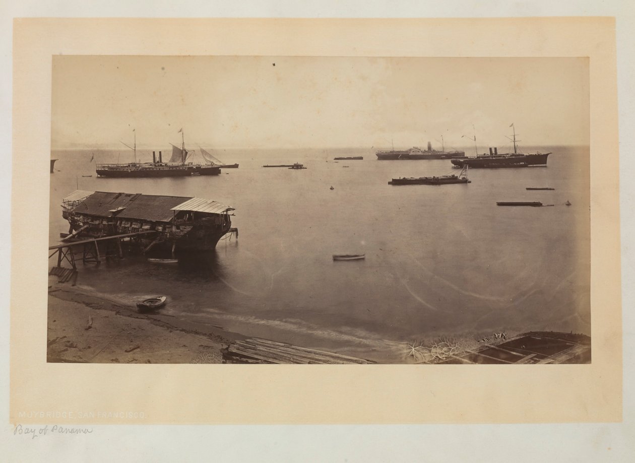 Baía do Panamá de Eadweard Muybridge